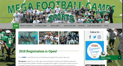 Desktop Screenshot of megafootballcamps.com